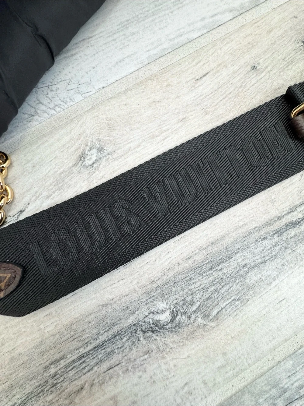 Louis Vuitton Black Maxi Pillow Crossbody Pochette #0074